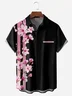 Floral Chest Pocket Short Sleeve Bowling Shirt