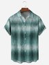 Gradient Textured Chest Pocket Short Sleeve Casual Shirt