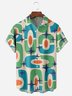 Mid Century Geometry Chest Pocket Short Sleeve Shirt