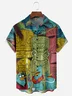 Tiki Chest Pocket Short Sleeves Hawaiian Shirts