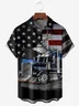 Truck Chest Pocket Short Sleeve Shirt