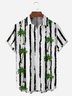 Coconut Tree Chest Pocket Short Sleeve Hawaiian Shirt