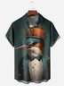 Hummingbird Chest Pocket Short Sleeve Hawaiian Shirt