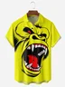 Gorilla Chest Pocket Short Sleeve Casual Shirt
