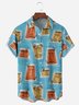 Tiki Chest Pocket Short Sleeve Hawaiian Shirt
