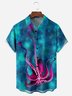 Octopus Chest Pocket Short Sleeve Hawaiian Shirt