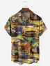 Racing Chest Pocket Short Sleeve Casual Shirt