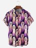 Ghost Chest Pocket Short Sleeves Casual Shirts