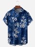 Floral Chest Pocket Short Sleeve Hawaiian Shirt