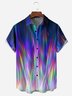 Laser Pattern Chest Pocket Short Sleeve Shirt