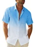 Hardaddy Gradient Color Short Sleeve Resort Shirt