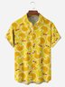 Animal Duck Chest Pocket Short Sleeve Hawaiian Shirt