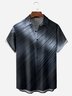 Gradient Pattern Chest Pocket Short Sleeve Shirt