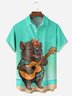 Warthog Chest Pocket Short Sleeve Hawaiian Shirt