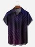 Gradient Pattern Chest Pocket Short Sleeve Shirt