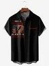 American Flag Veteran Chest Pocket Short Sleeve Casual Shirt