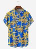 Coconut Tree Chest Pocket Short Sleeve Hawaiian Shirt