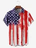 American Flag Chest Pocket Short Sleeve Shirt