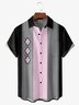 Hardaddy Geometric Art Chest Pocket Short Sleeve Casual Shirt