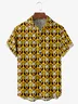 Hippie Peace Love Chest Pocket Short Sleeve Casual Shirt