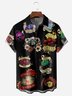 Game Dices Chest Pocket Short Sleeve Hawaiian Shirt