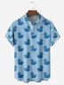 Fun Duck Chest Pocket Short Sleeve Casual Shirt