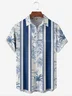 Palm Tree Chest Pocket Short Sleeve Bowling Shirt