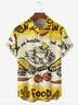 Mexican Food Chest Pocket Short Sleeve Casual Shirt