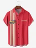 Retro Car Chest Pocket Short Sleeve Casual Shirt