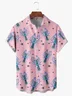 Lobster Chest Pocket Short Sleeve Hawaiian Shirt