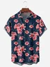 Floral Chest Pocket Short Sleeve Hawaiian Shirt