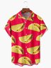 Mexican Taco Chest Pocket Short Sleeve Casual Shirt