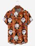 Halloween Gnome Chest Pocket Short Sleeve Shirt