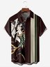Mermaid Chest Pocket Short Sleeve Bowling Shirt