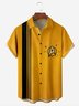 Star Chest Pocket Short Sleeve Bowling Shirt