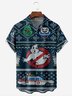 Ghost Chest Pocket Short Sleeve Casual Shirt