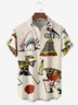 Day Of The Dead Chest Pocket Short Sleeve Hawaiian Shirt