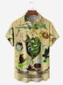 League of Snake Chest Pocket Short Sleeve Casual Shirt