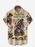 Mothman Gorilla Chest Pocket Short Sleeve Hawaiian Shirt