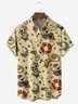 Mermaid Chest Pocket Short Sleeve Hawaiian Shirt