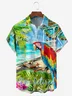 It's 5 o'clock Somewhere I'm Retired Chest Pocket Short Sleeve Hawaiian Shirt