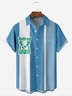 Coconut Tree Chest Pocket Short Sleeve Bowling Shirt