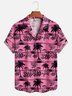 Coconut Tree Short Sleeve Aloha Shirt