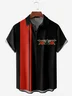 Rose Chest Pocket Short Sleeve Bowling Shirt