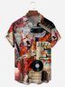 Music Chest Pocket Short Sleeve Casual Shirt