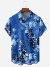 Floral Chest Pocket Short Sleeve Hawaiian Shirt