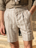 Hardaddy Cotton Blend Relaxed Bermuda Shorts