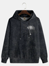 Coconut Tree Retro Casual Hoodie