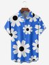 Floral Chest Pocket Short Sleeve Casual Shirt