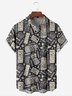 TIKI Chest Pocket Short Sleeve Hawaiian Shirt
